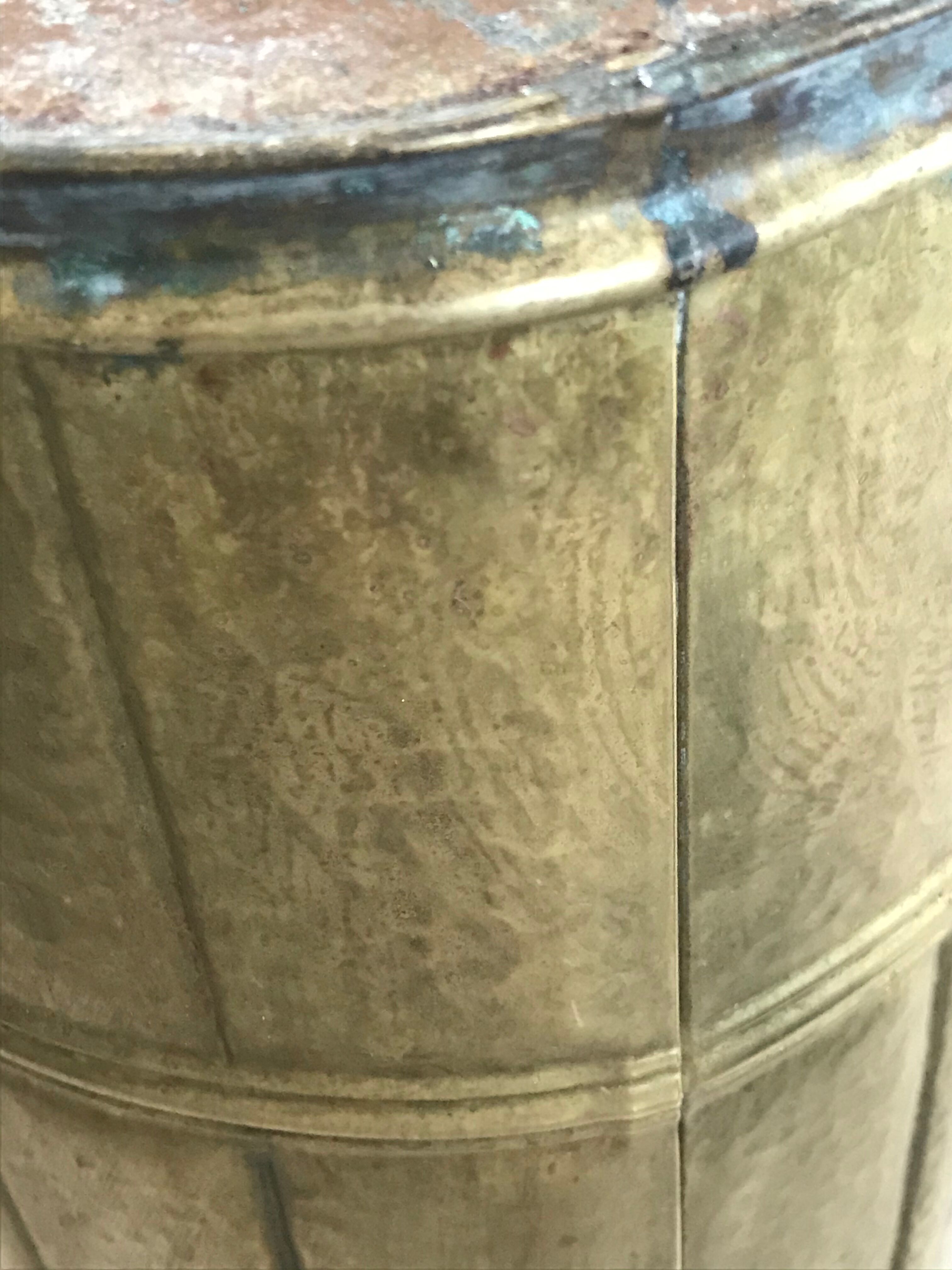 Brass umbrella holder early XXeme