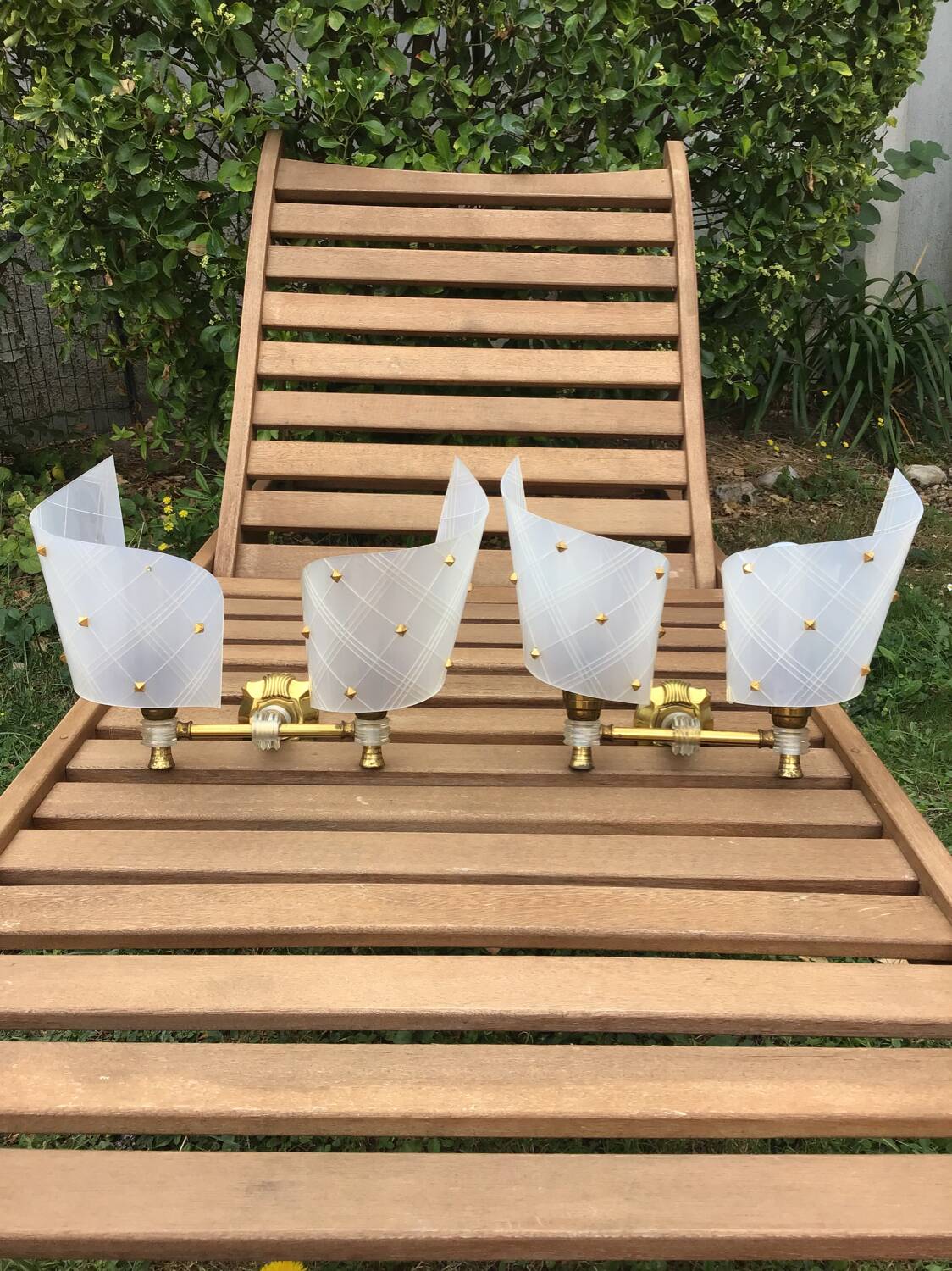 Pair of vintage wall lights