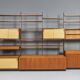 Bibliothèque, unité murale par Dieter Wäckerlin pour Behr, 1955