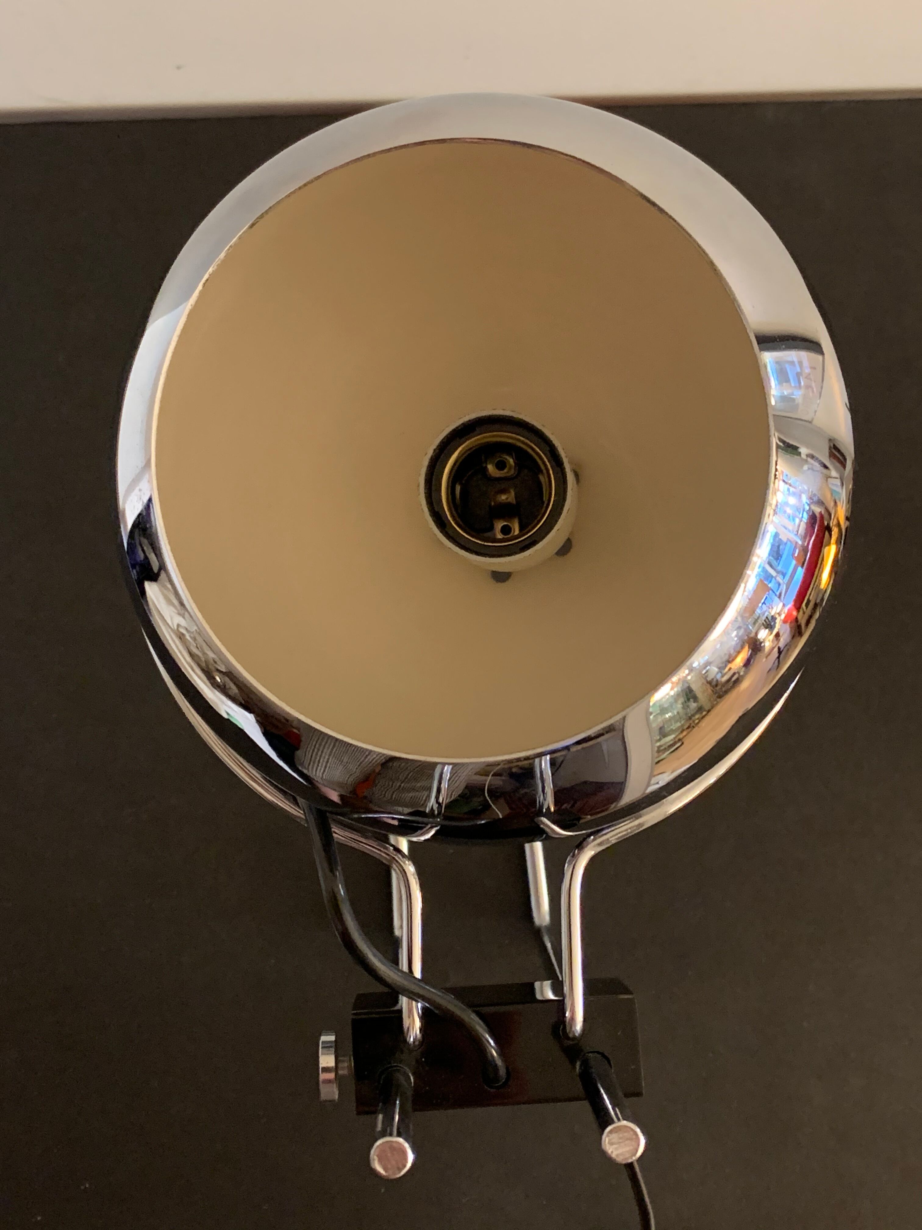 Lampe eyeball Goffredo Reggiani 1970