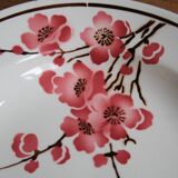 Set of 6 Terre de Fer St Amand "cherry" deep plates