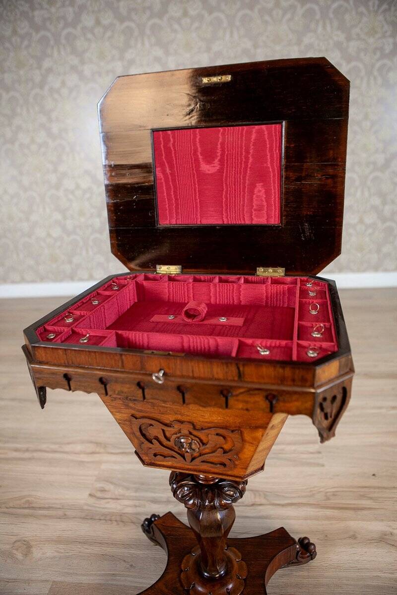 19th Century Sewing Table in Rosewood