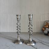Two candle holders