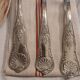 Antique flatware set for 51 place settings