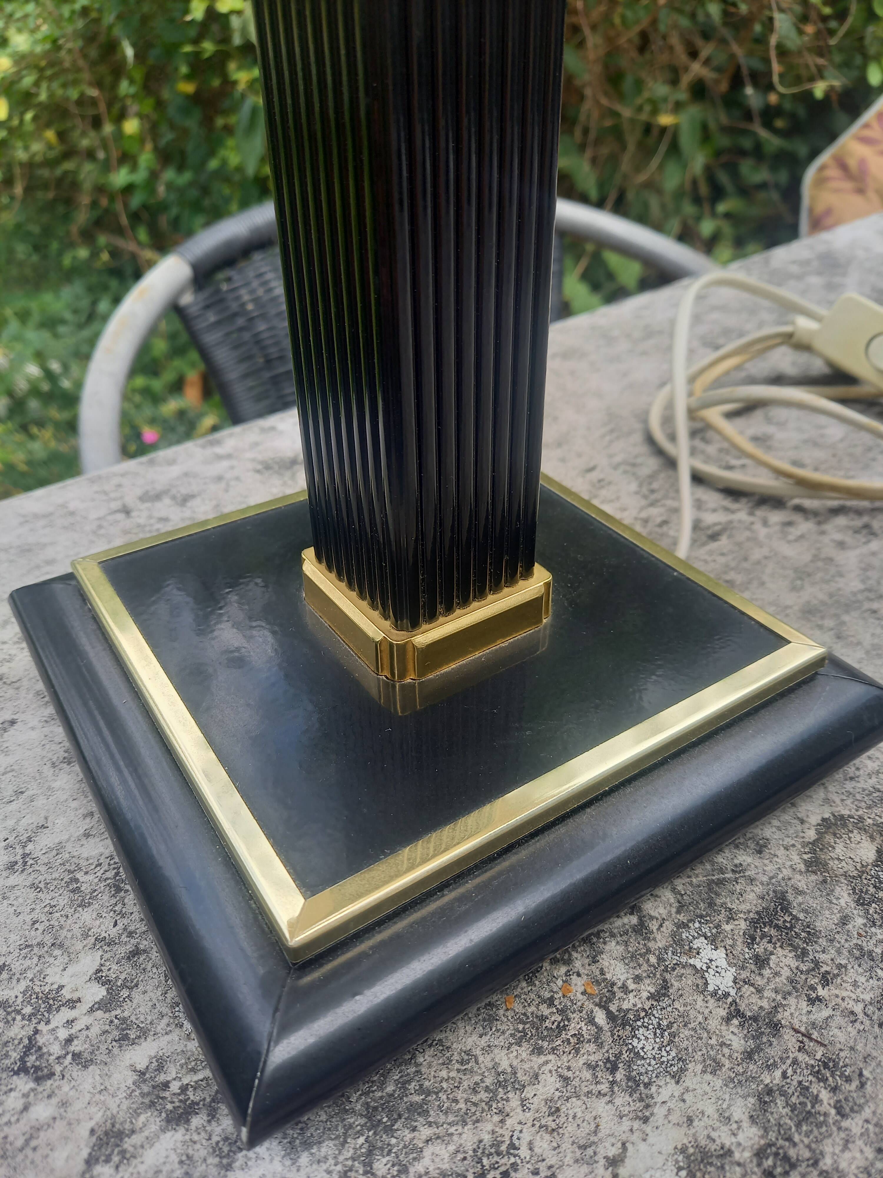 Vintage black and gold Robert De Schuytener lamp