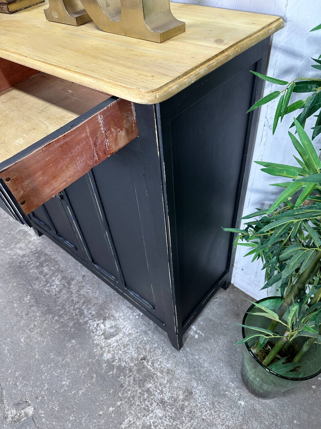 Black Parisian sideboard