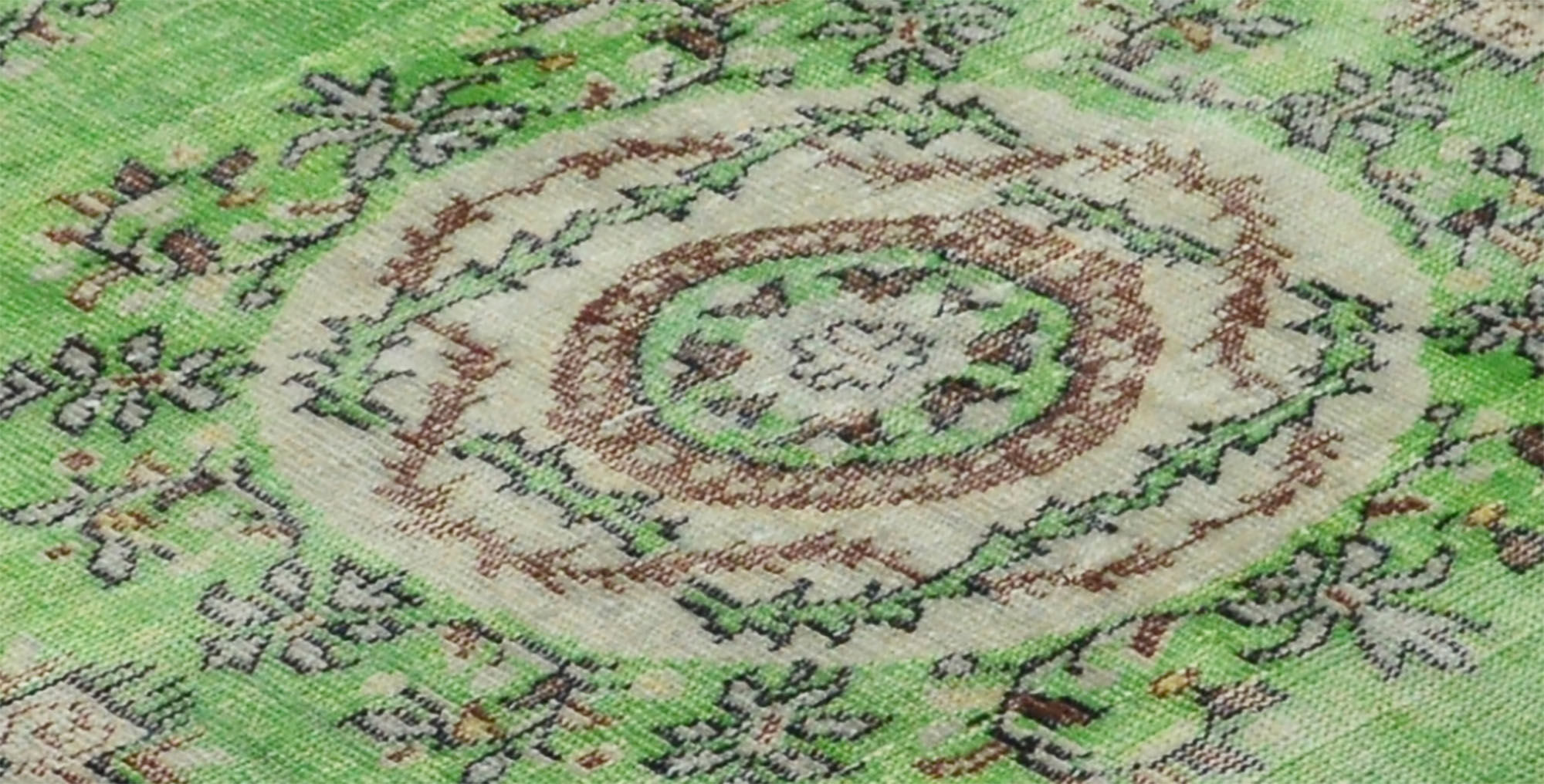 Anatolian handmade vintage rug 272 cm x 165 cm