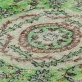 Anatolian handmade vintage rug 272 cm x 165 cm