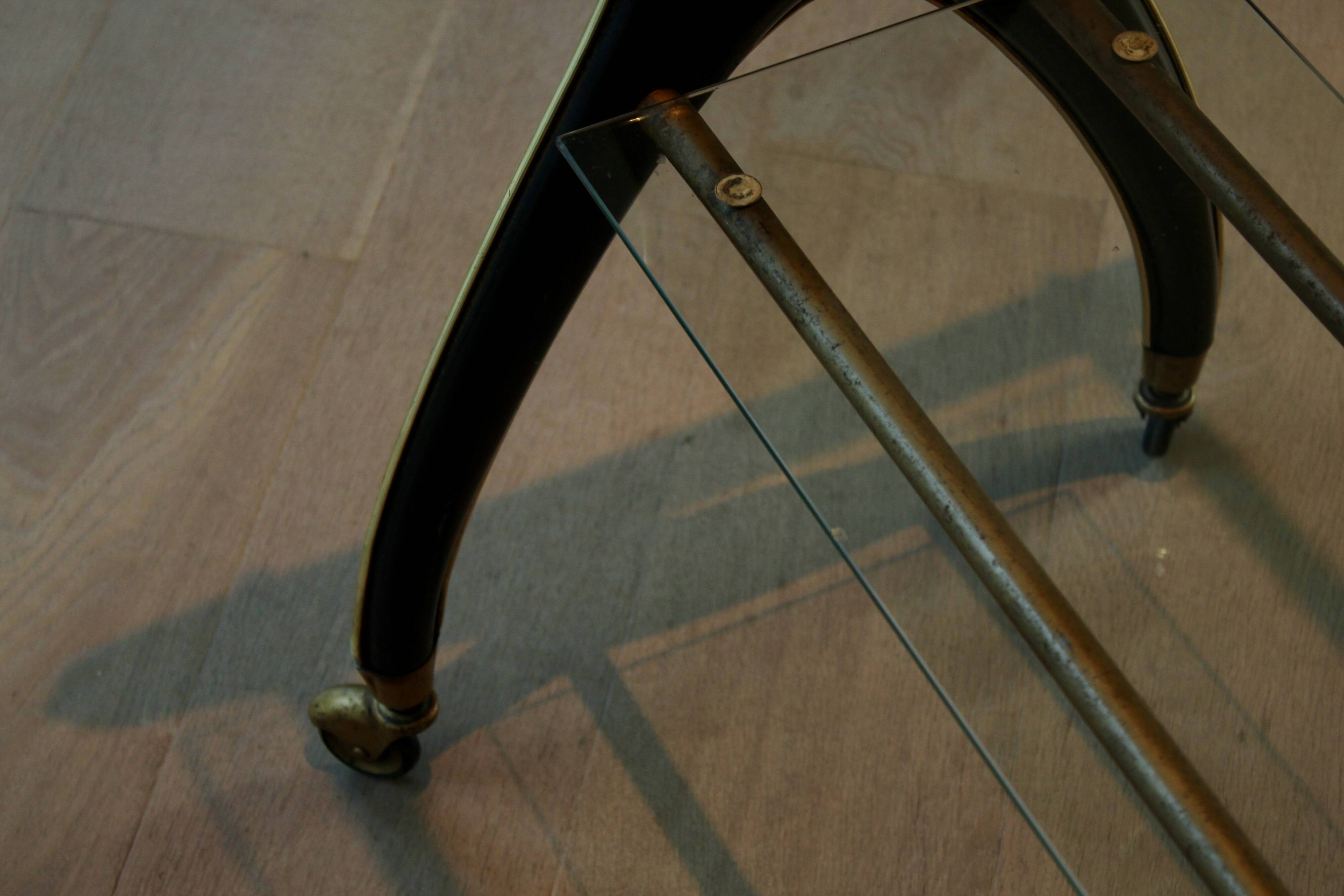 Table d'appoint par Rama Moncalieri (Turin), années 1950, Italie