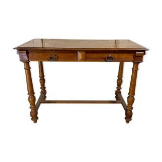 Desk 2 drawers in cherry tree