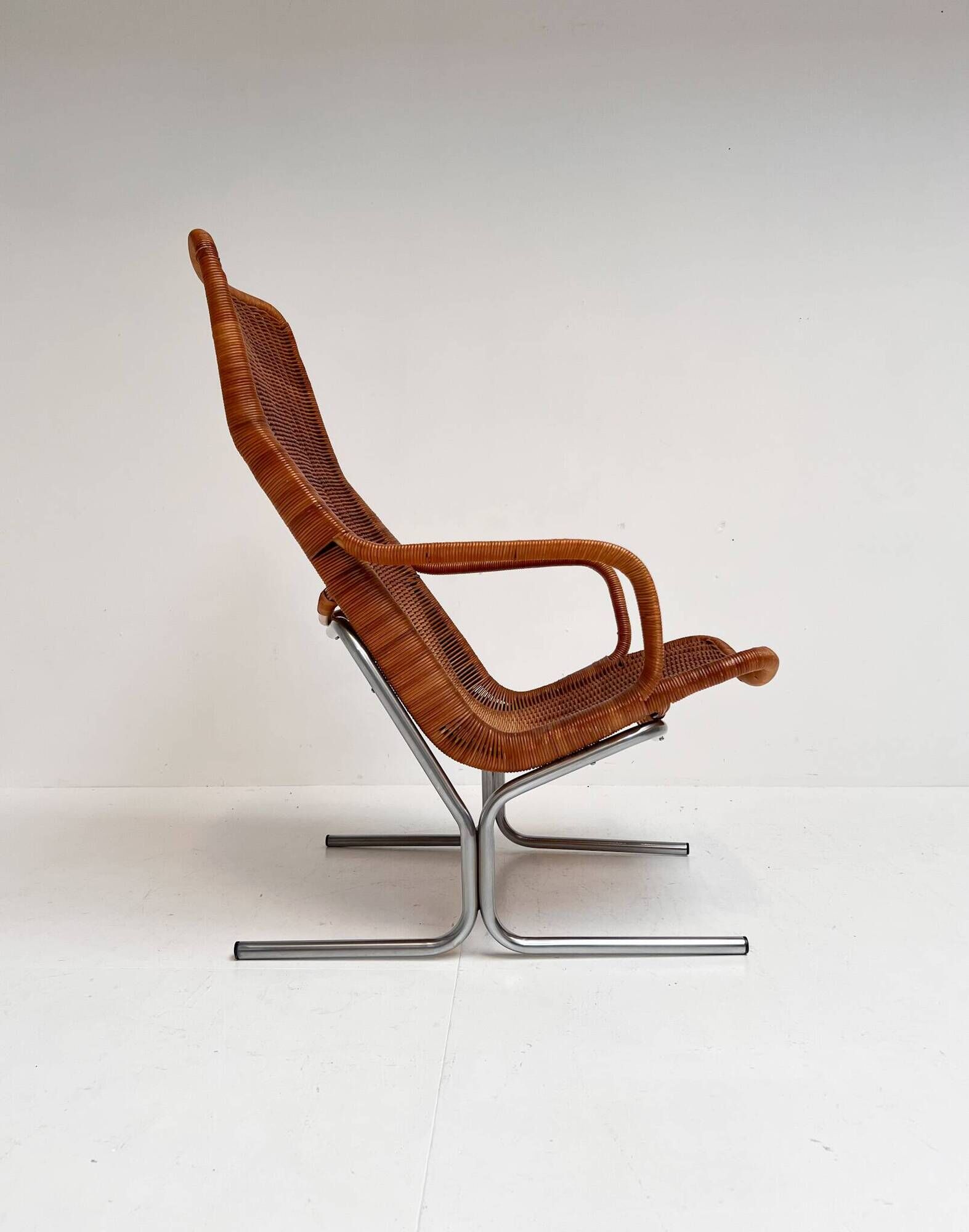 Model 514 rattan armchair by Dirk van Sliedregt, 1970’s