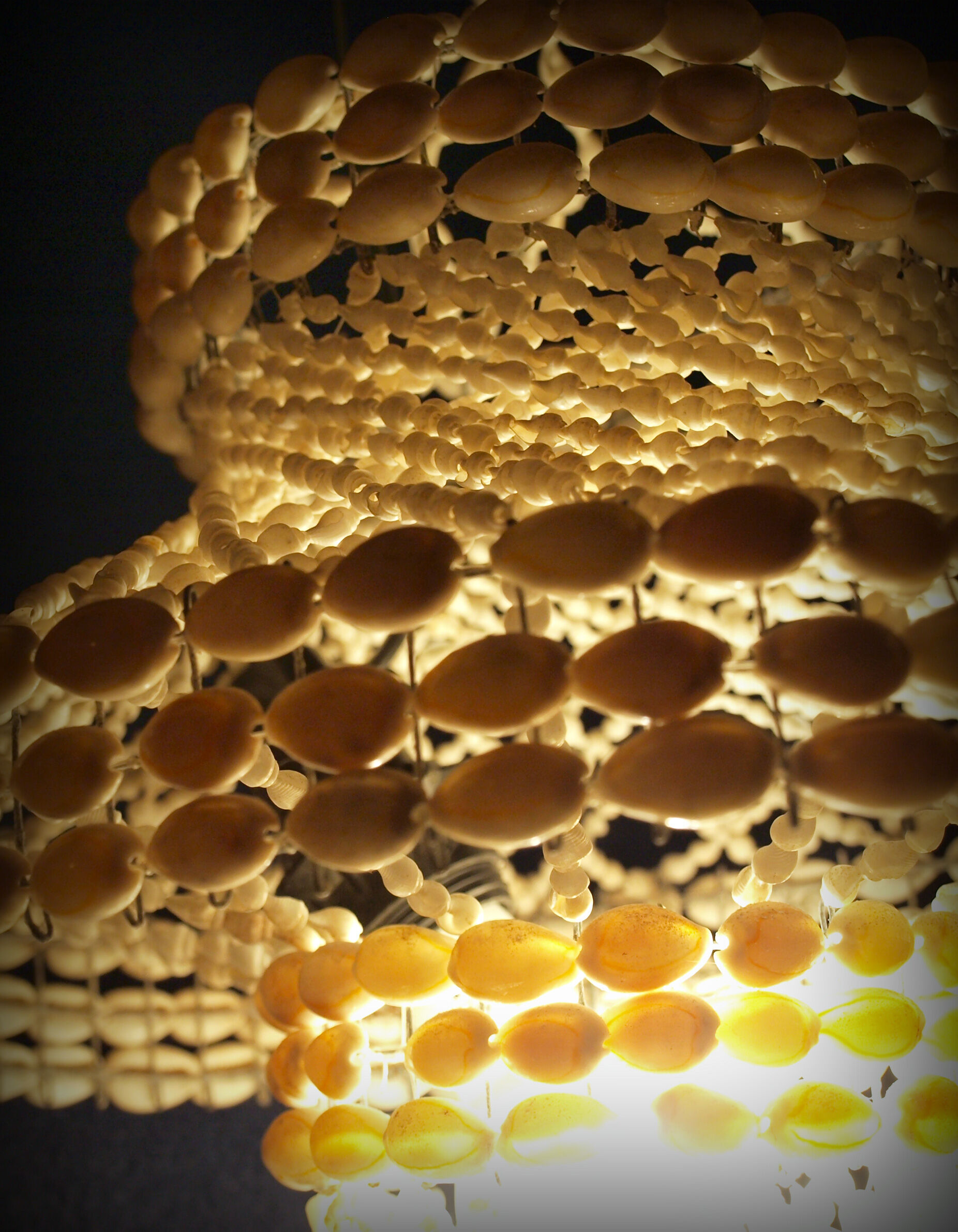 Shell chandelier Cabrias 60s