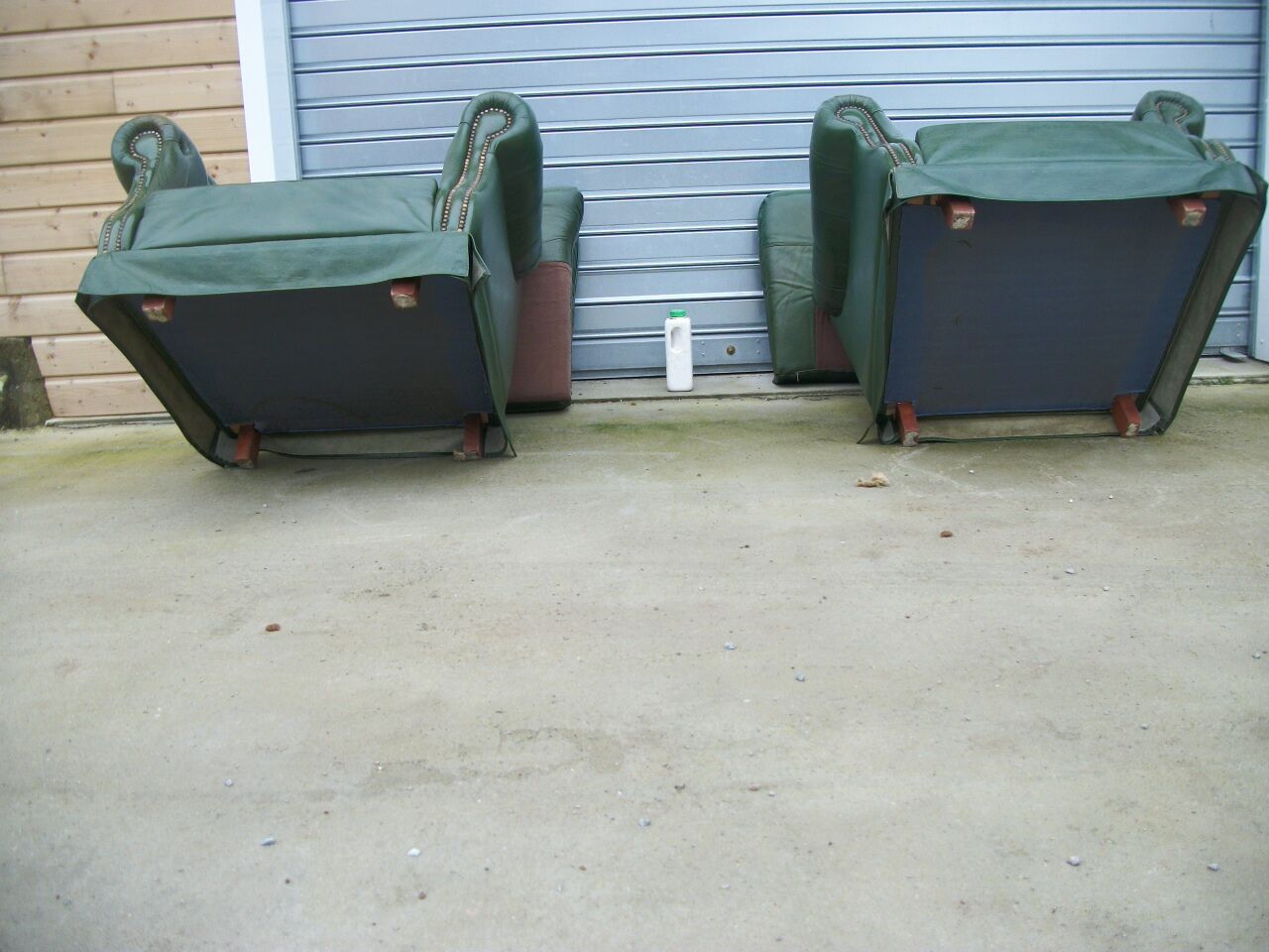 Pair of Schesterfield armchairs