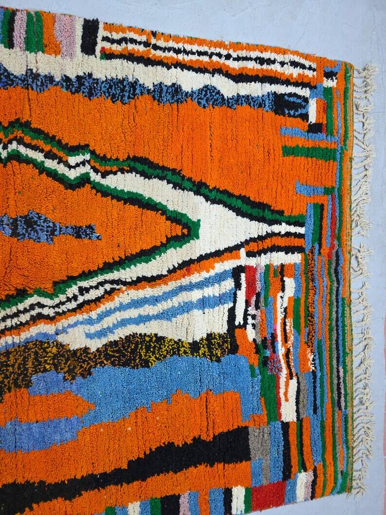 Tapis bérbere marocain décoré 200cmx300cm