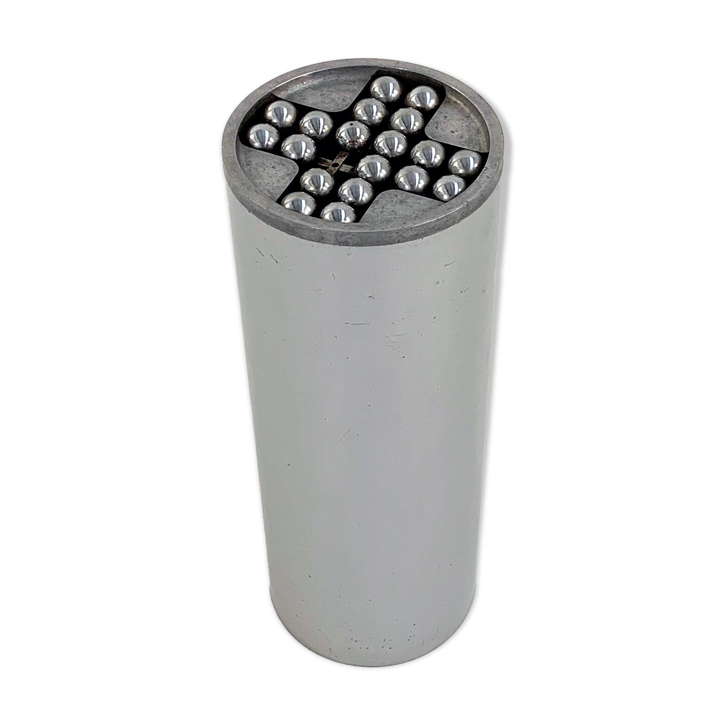 High outdoor ashtray in Aluminum, 1970