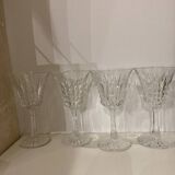 4 verres à pied en cristal Villeroy & Boch