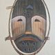 La Roche Laffitte (Born in 1943) Watercolour drawing on silk - Mask