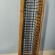 Column shelf range 24 CD metal and bamboo, 80s