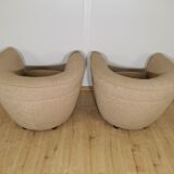 Restored armchairs by Jindrich Halabala