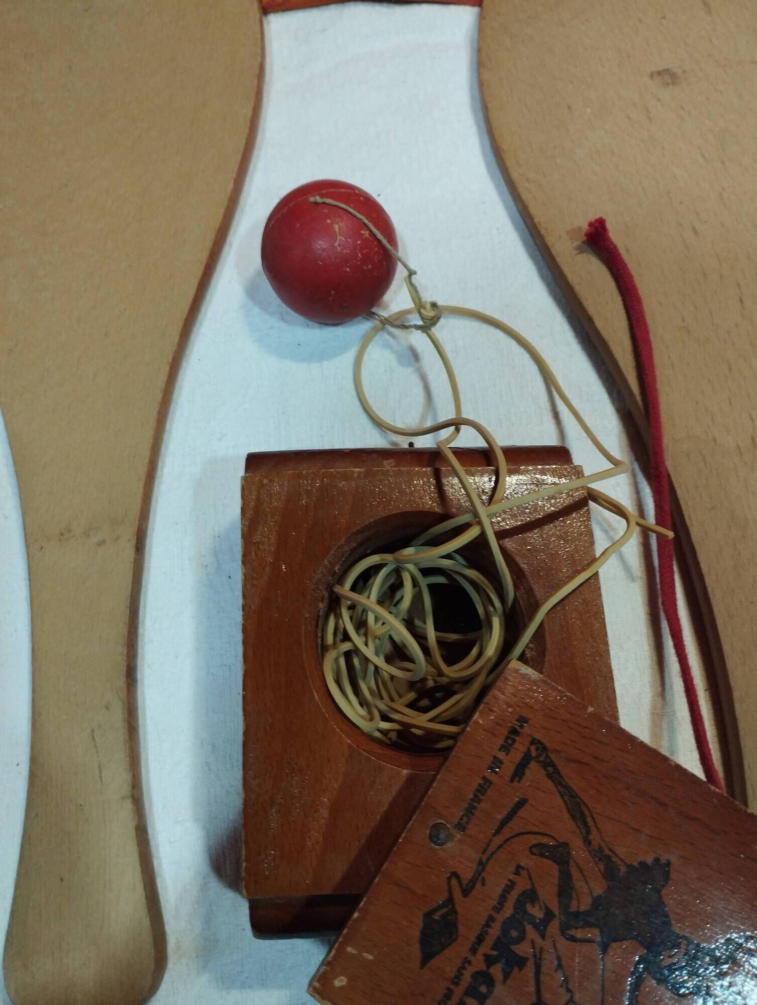 old wooden game: Jokari Adult - made in France