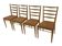 Set of 4 vintage chairs Cees Braakman Pastoe ST09 50's
