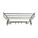 Vintage coat rack, chromed metal, art deco cloakroom