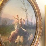 Old oval campaign paintings