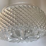 Vintage moulded glass ceiling light