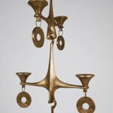 Grand Chandelier Suspended Candelabrum Brutalist Michael Harjes, 1970s