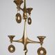 Grand Chandelier Suspended Candelabrum Brutalist Michael Harjes, 1970s