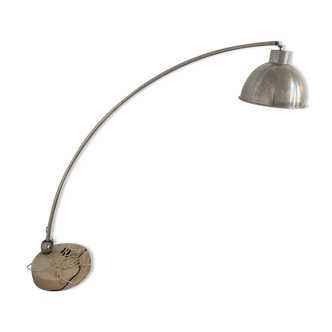 Lampe vintage métal pied marbre