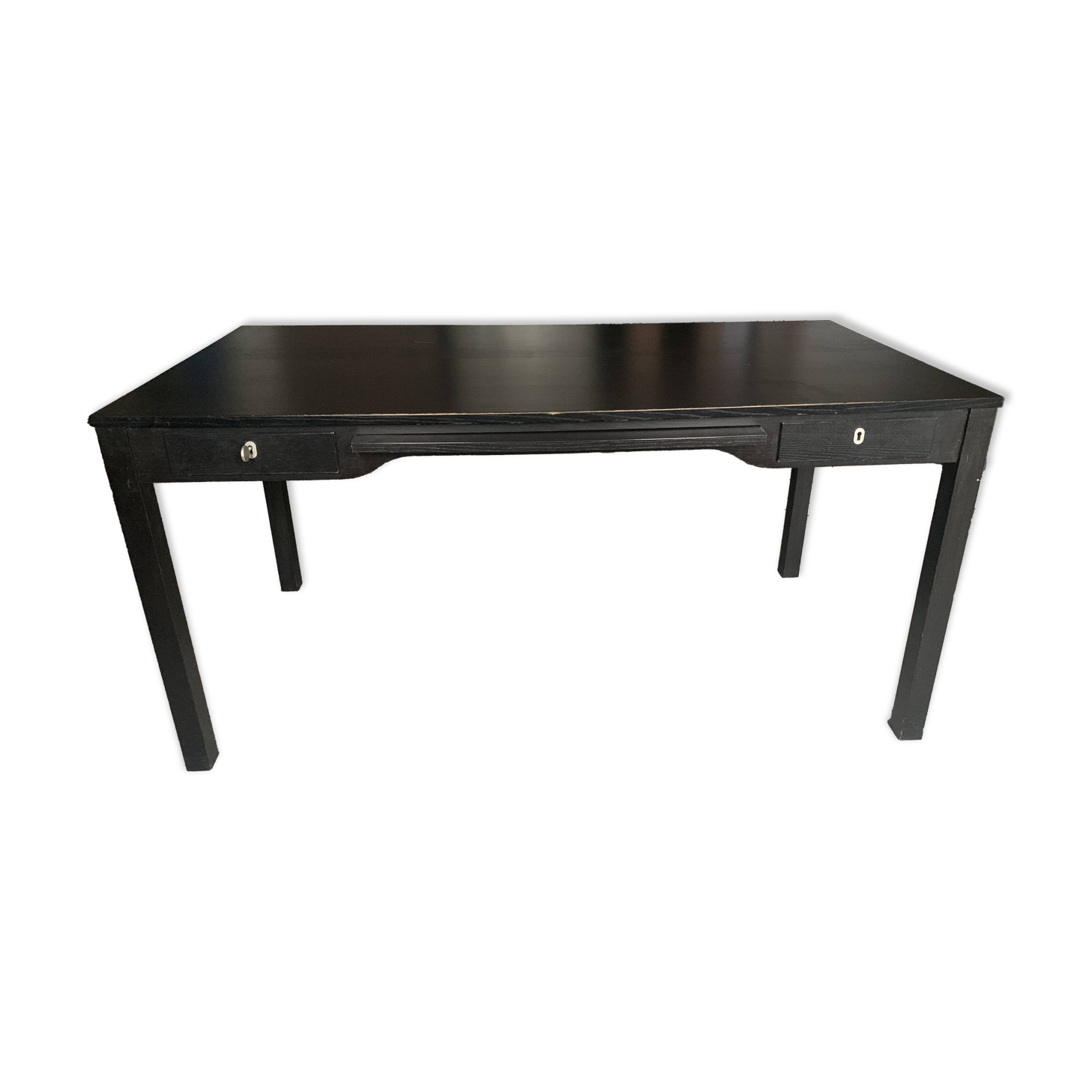 Large solid wood desk