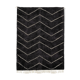Modern Moroccan carpet black