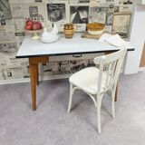 Vintage wood and formica table