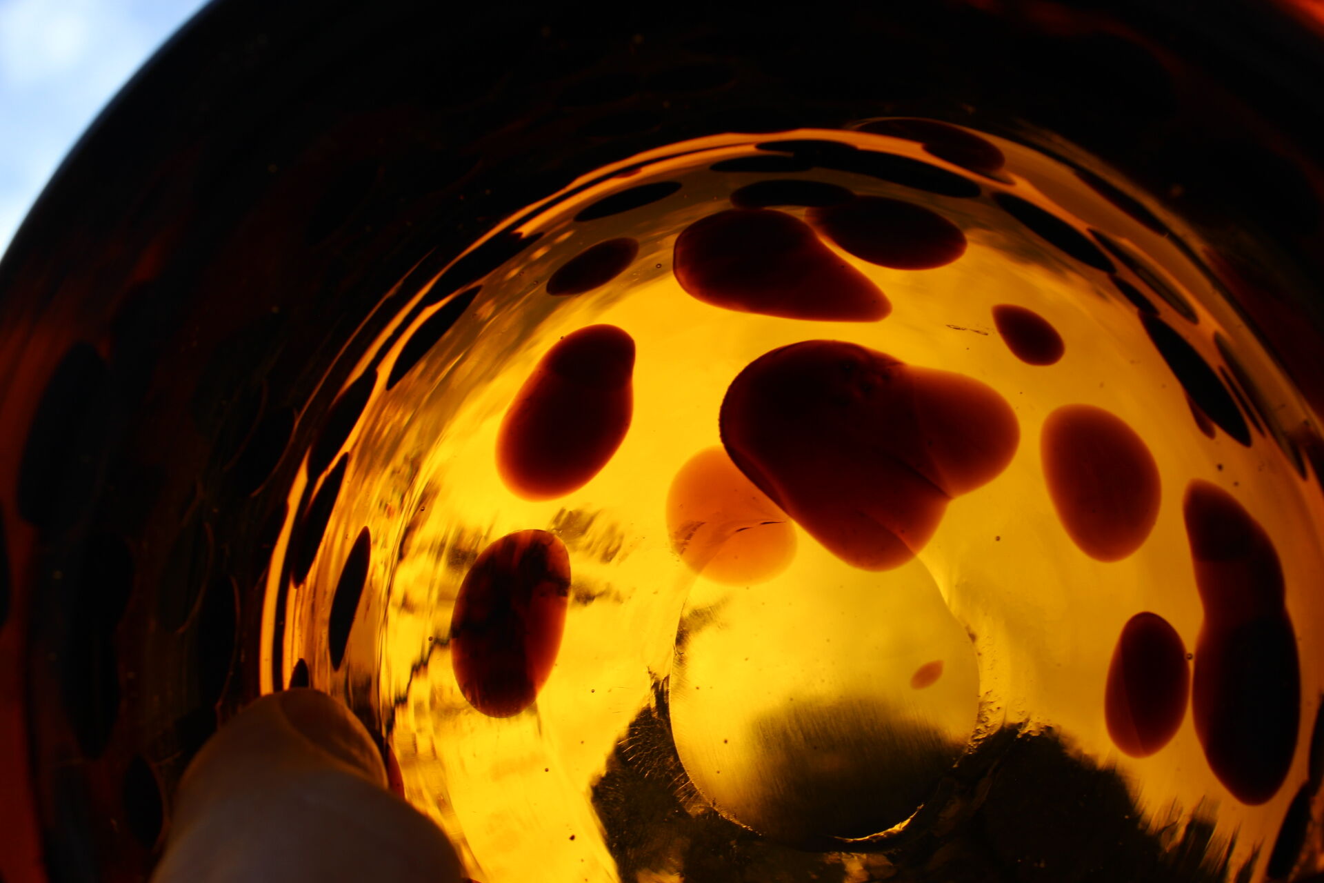 70s Murano glass cigar ashtray