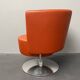 Fauteuil pivotant Circo en cuir rouge par Peter Maly pour Cor, Allemagne, années 1990