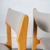Set of 2 Danish Chairs by Erik Buch made of Oak