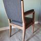 Art Deco grey armchairs
