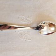 Silver cutlery set for 36 place settings and its ladle.