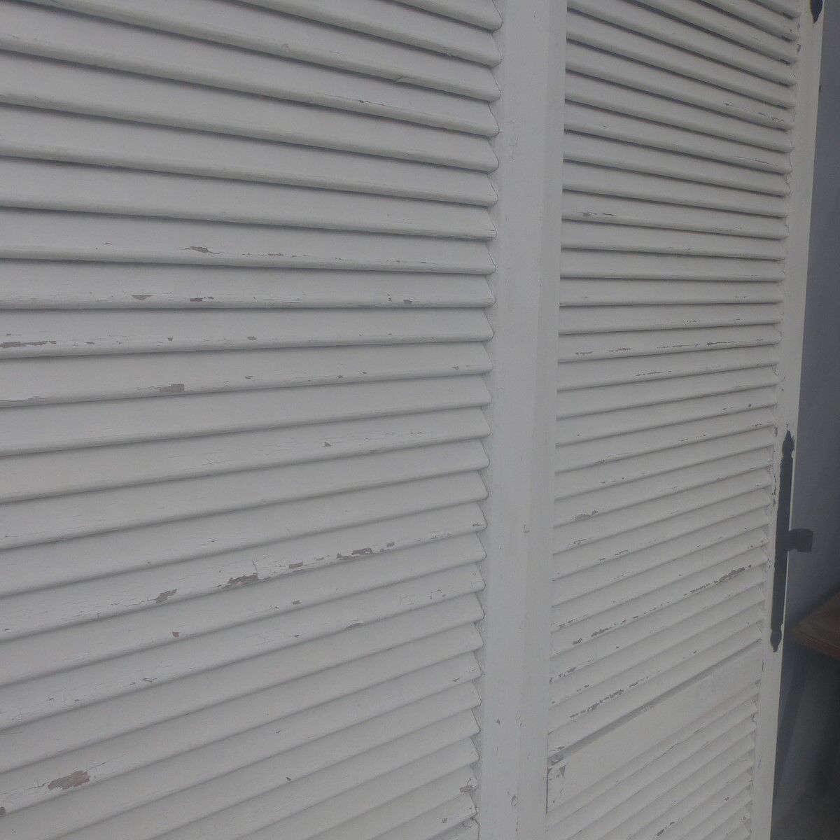 Set of 3 wooden shutters