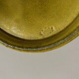 Scandinavian mimosa glazed earthenware vase neo classic mid century modern 1970