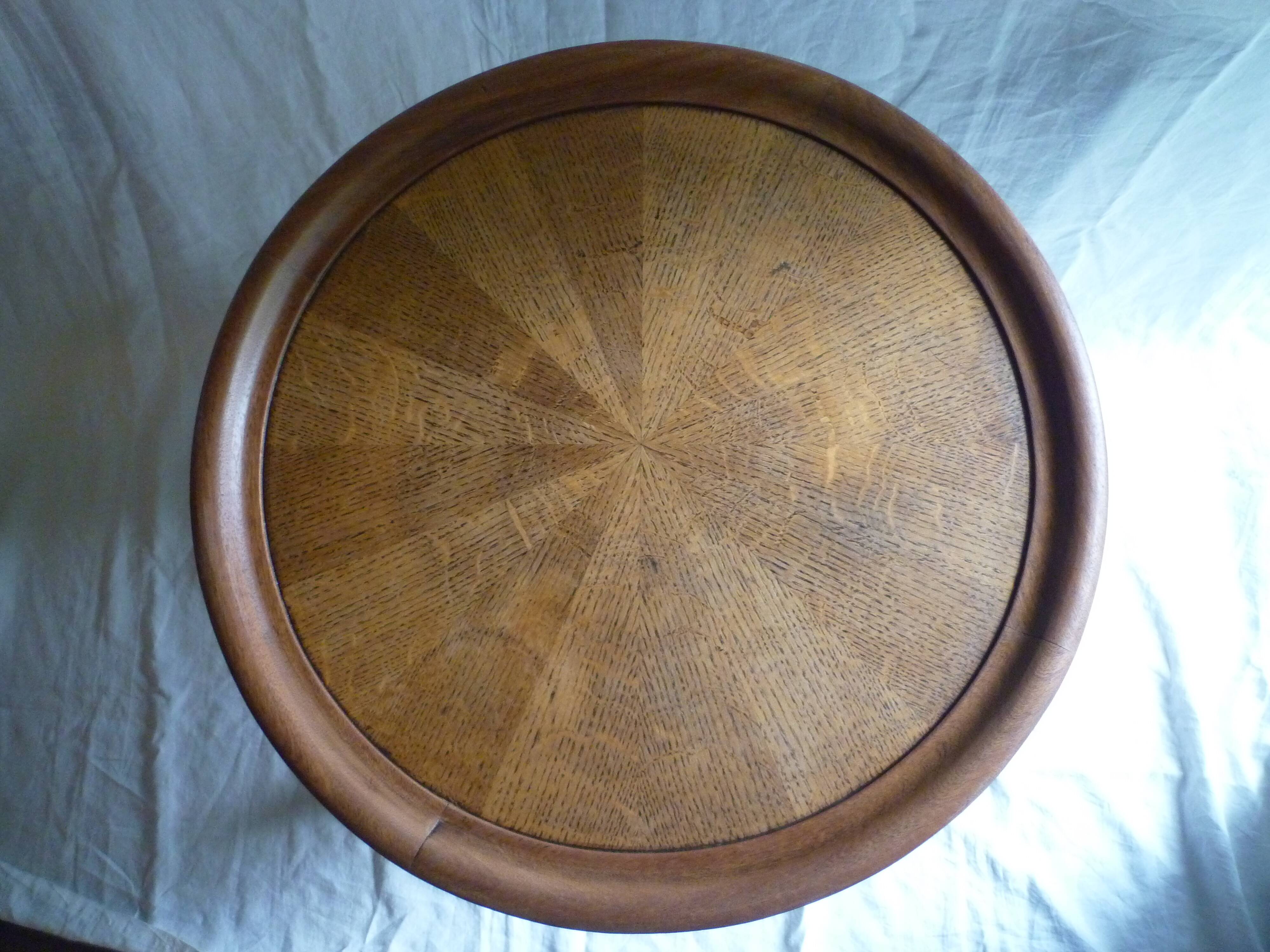 Vintage round coffee table