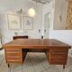 Scandinavian double-sided minister's desk