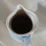 2 antique stoneware pitchers