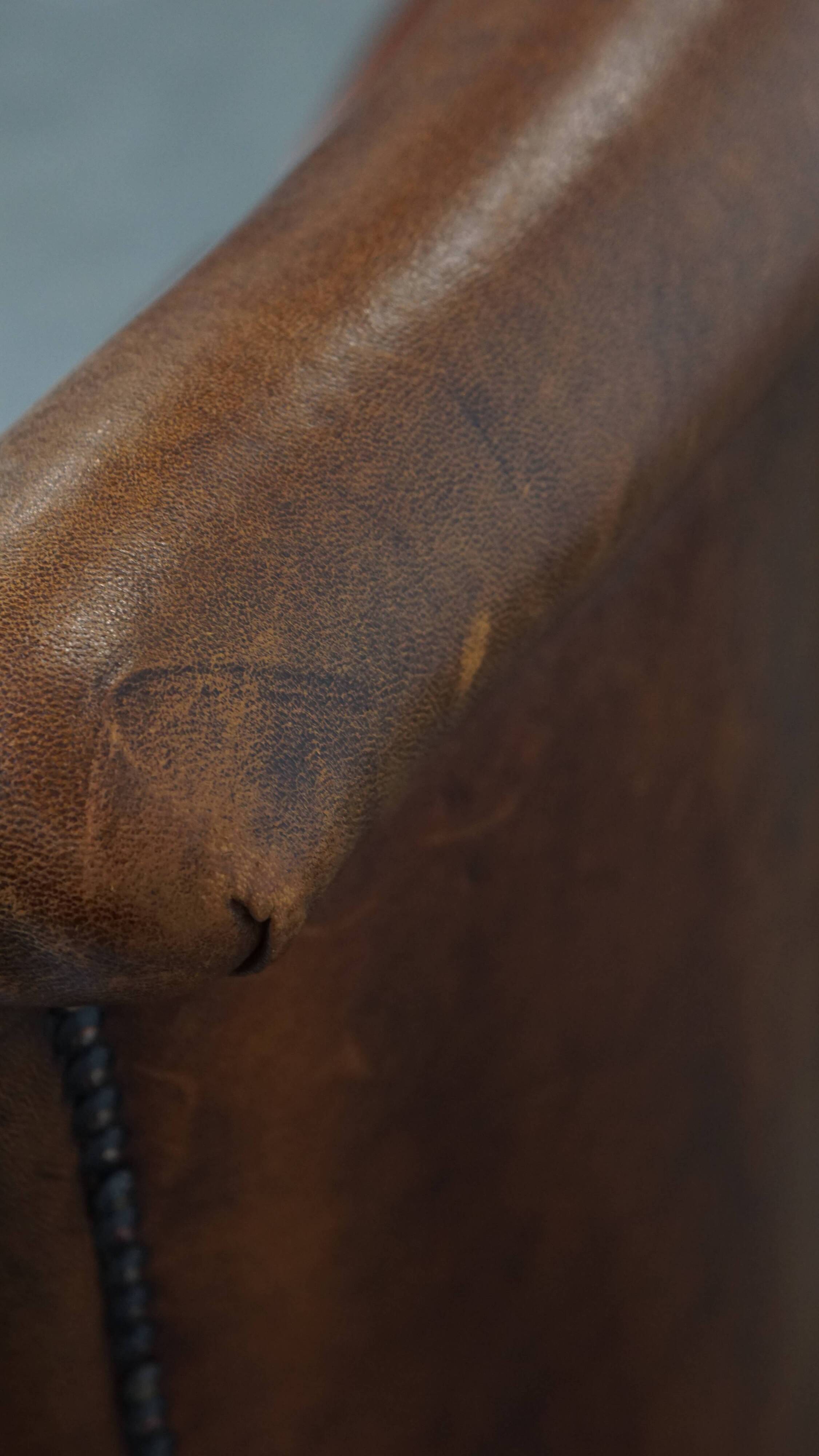 Set of 4 Sheepskin Leather Dining Chairs