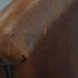 Set of 4 Sheepskin Leather Dining Chairs