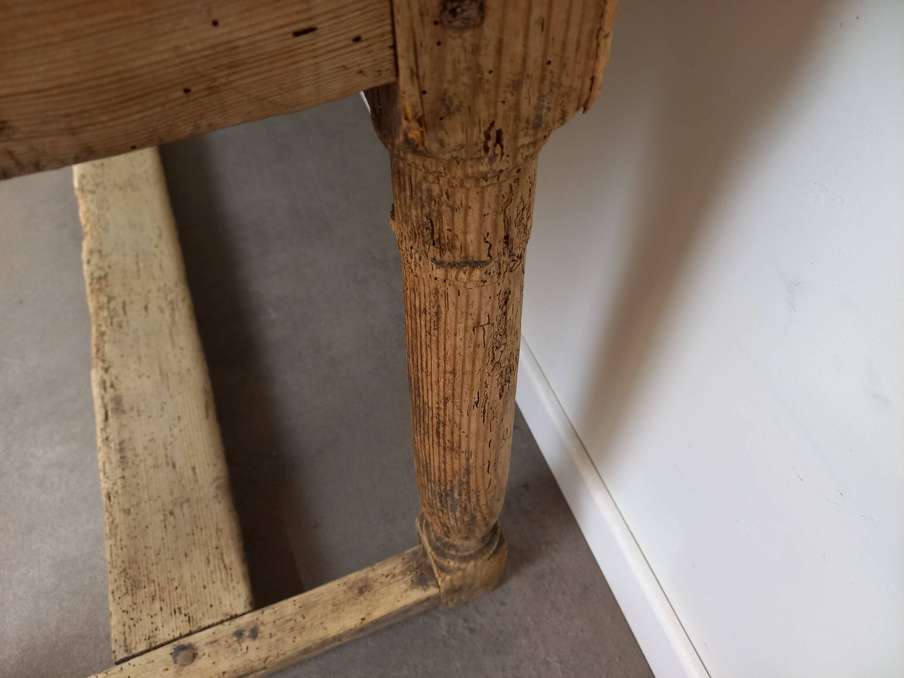 Antique farmhouse table