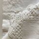 Pair of embroidered 19th linen linen pillowcases
