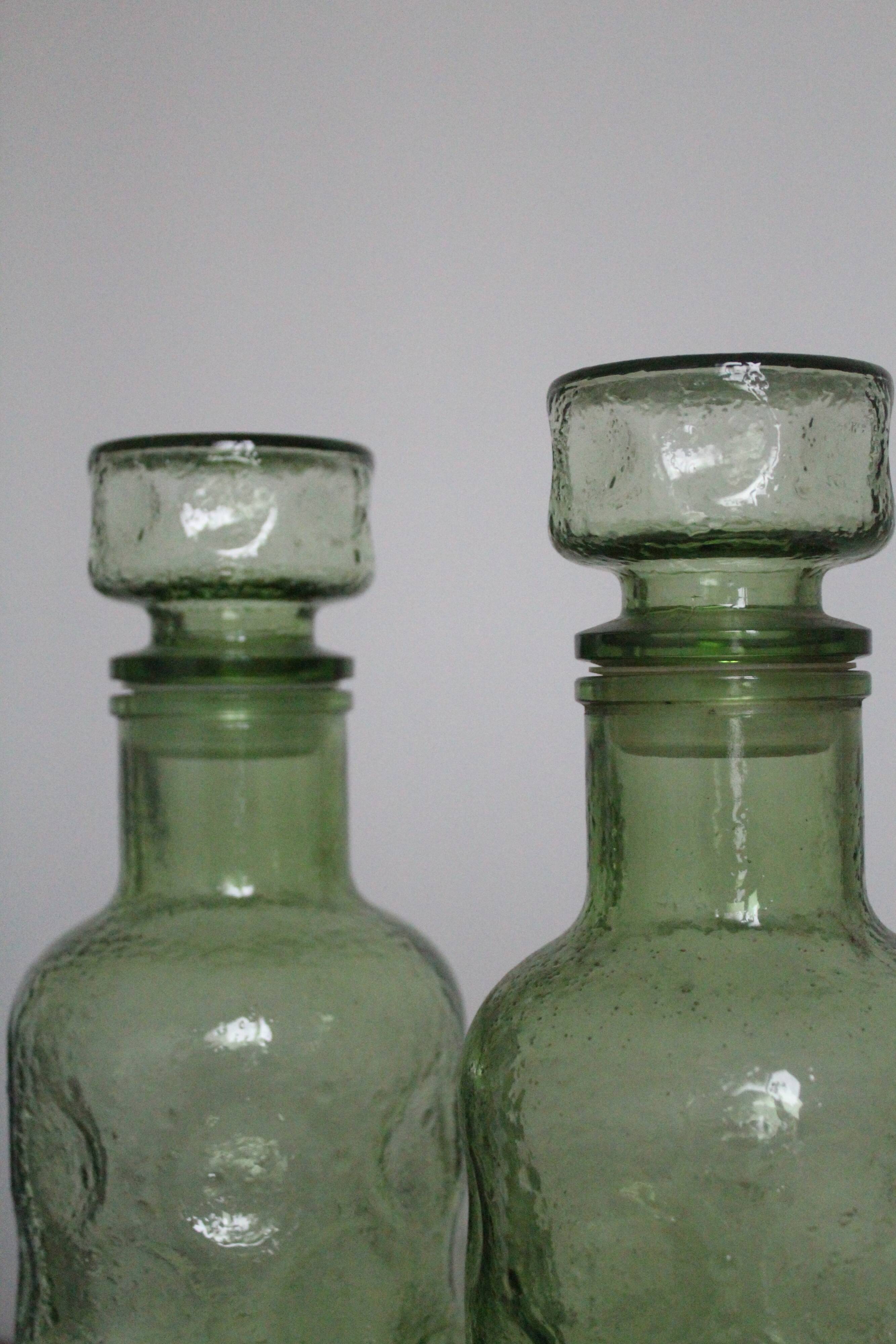 Vintage glass jars
