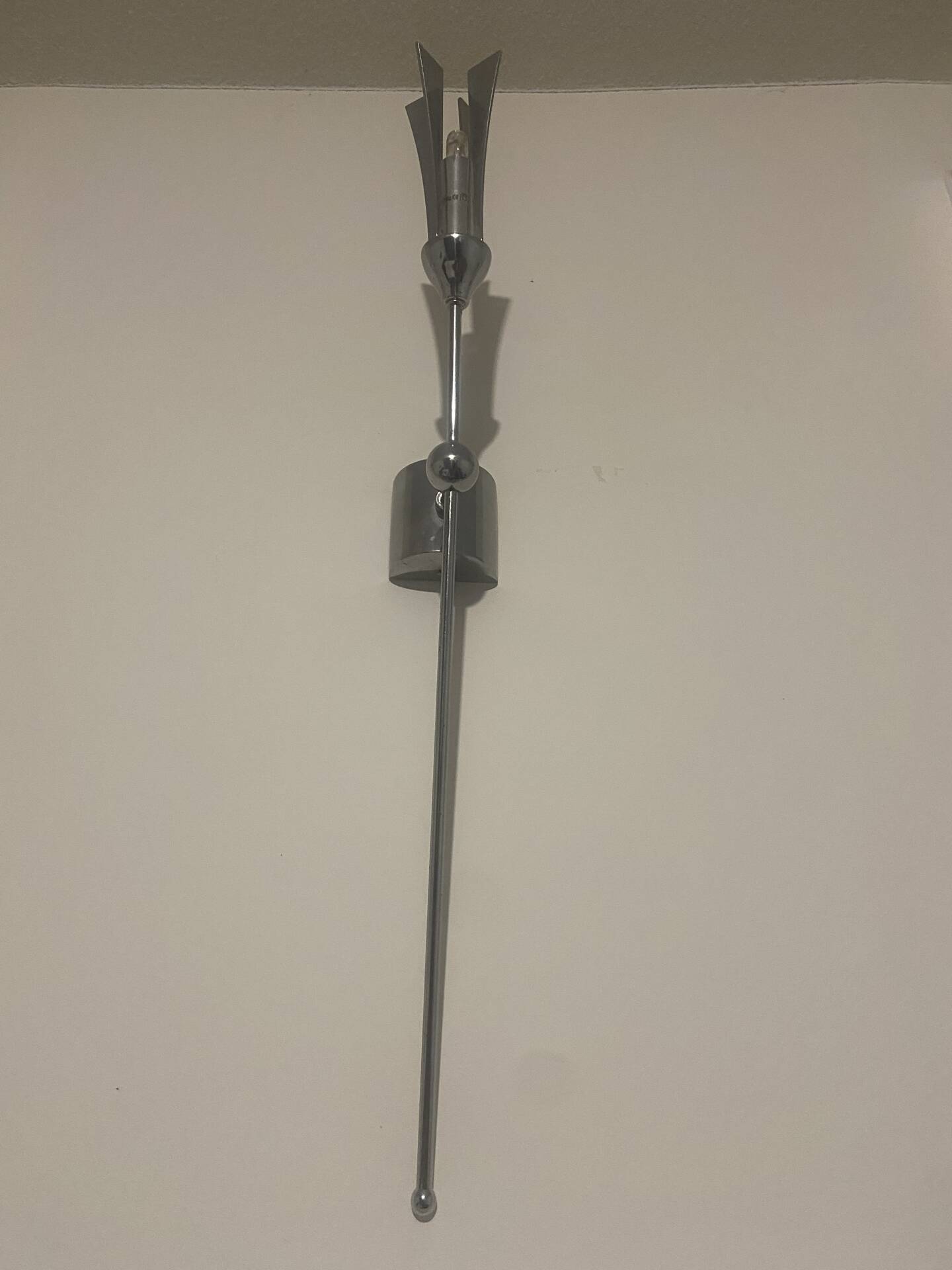Vintage chrome floor lamp Space Age – 60s/70s